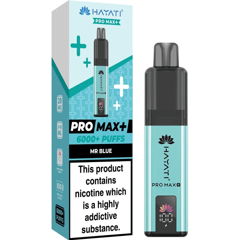Hayati 6,000 Puffs Kits Mr. Blue