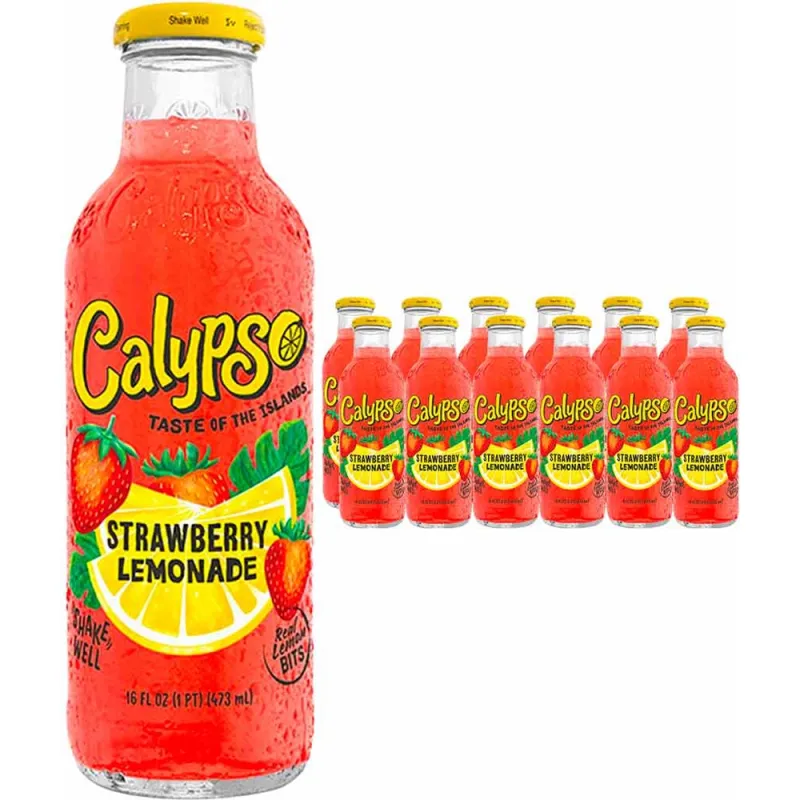 Calypso Strawberry Lemonade Flavour 473ml (Pack of 12)
