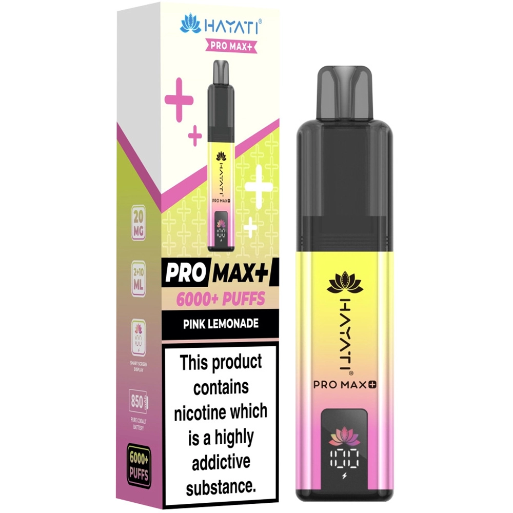 Hayati 6,000 Puffs Kits Pink Lemonade 