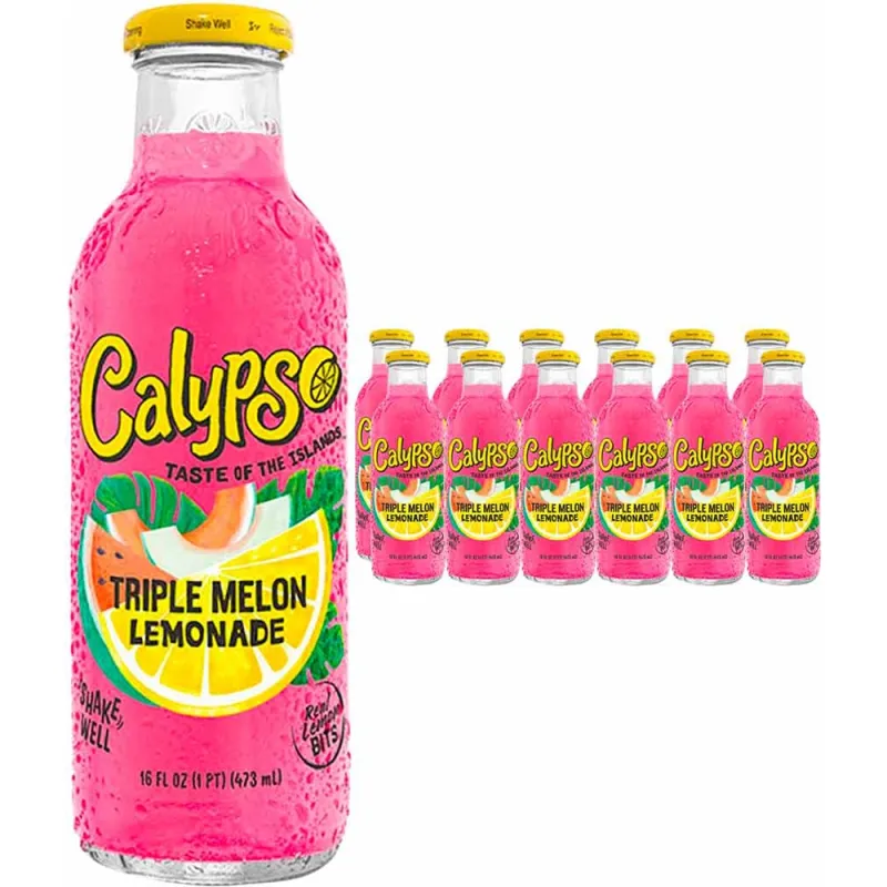 Calypso Triple Melon Lemonade Flavour 473ml (Pack of 12)