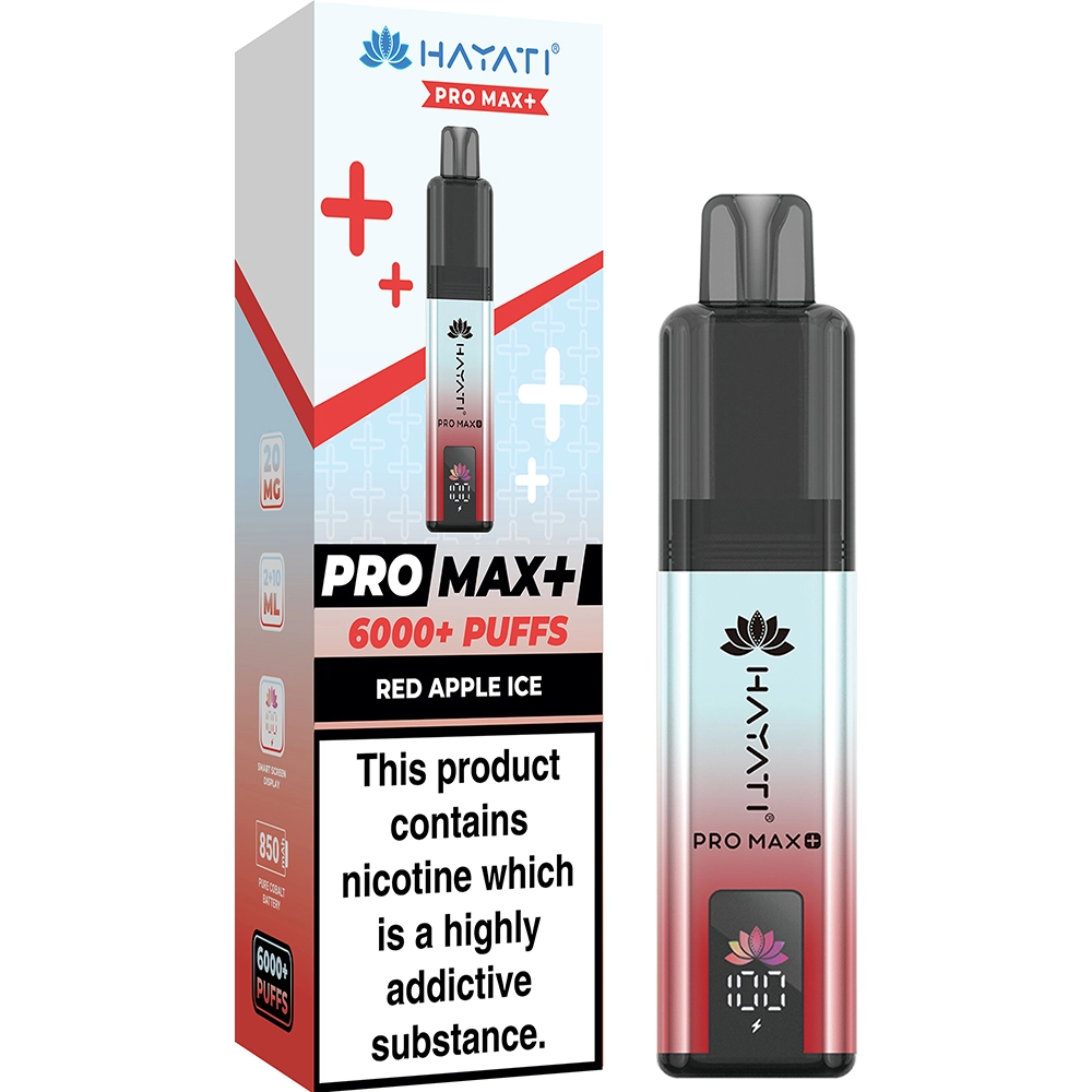 Hayati 6,000 Puffs Kits Red Apple Ice