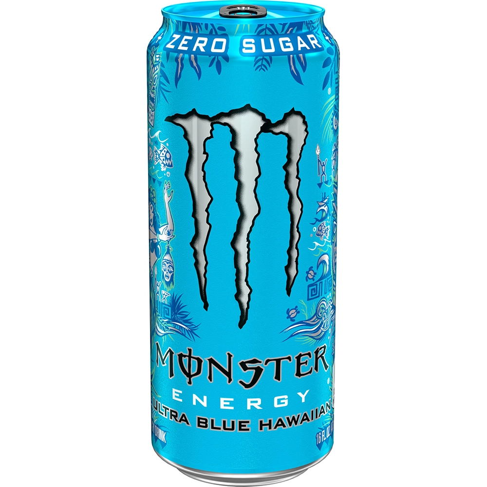 Monster Ultra Blue Hawaiian Energy Drink 500ml (Pack of 24)