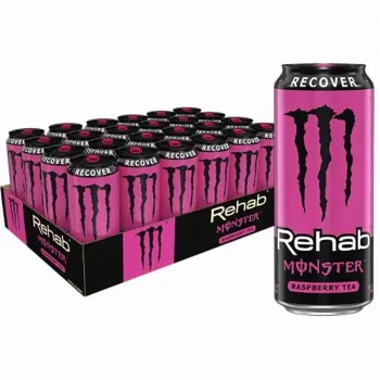 Monster Ultra Wild Berry Tea Energy Drink 500ml (Pack of 24)
