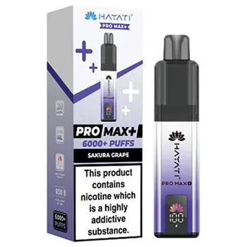 Hayati 6,000 Puffs Kits Sakura Grape