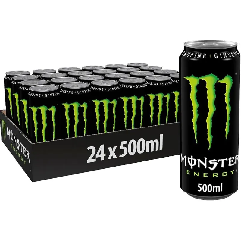 Monster Original Energy Drink 500ml (Pack of 24)