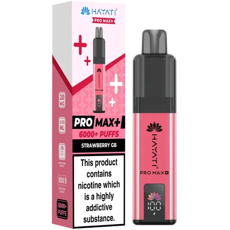 Hayati 6,000 Puffs Kits Strawberry G.B