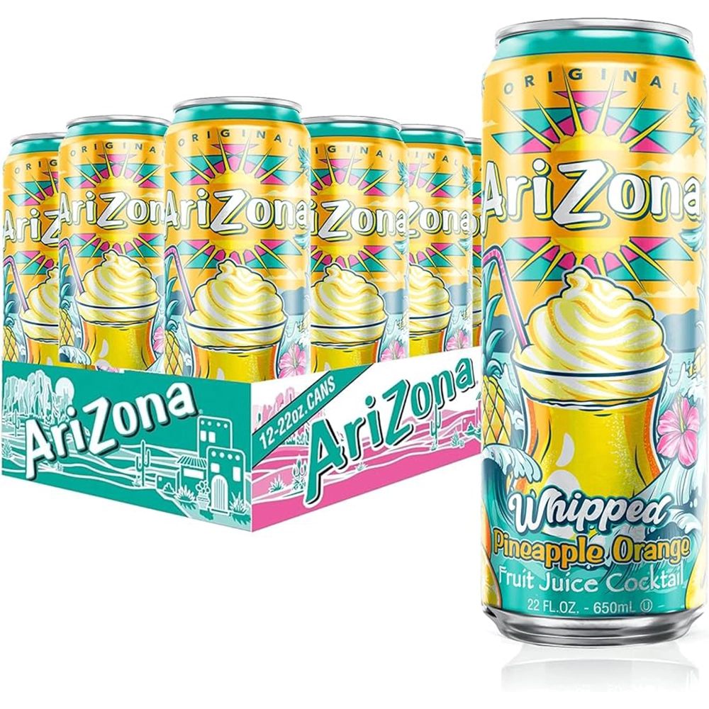 Arizona Whipped Pineapple Drink 650ml (Pack of 24)