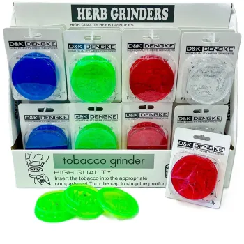 D & K 50mm Acrylic Grinder (Pack of 24)