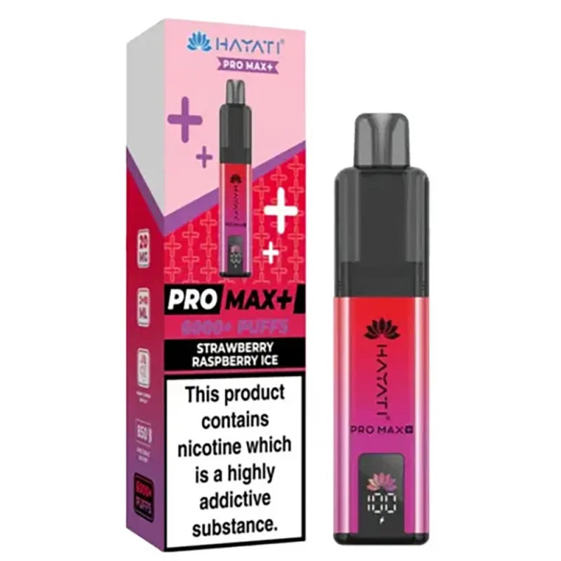 Hayati 6,000 Puffs Kits Strawberry Raspberry Ice