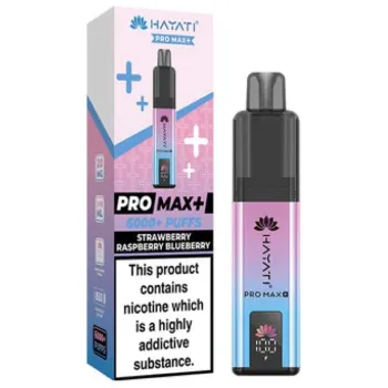 Hayati 6,000 Puffs Kits Strawberry Raspberry Blueberry