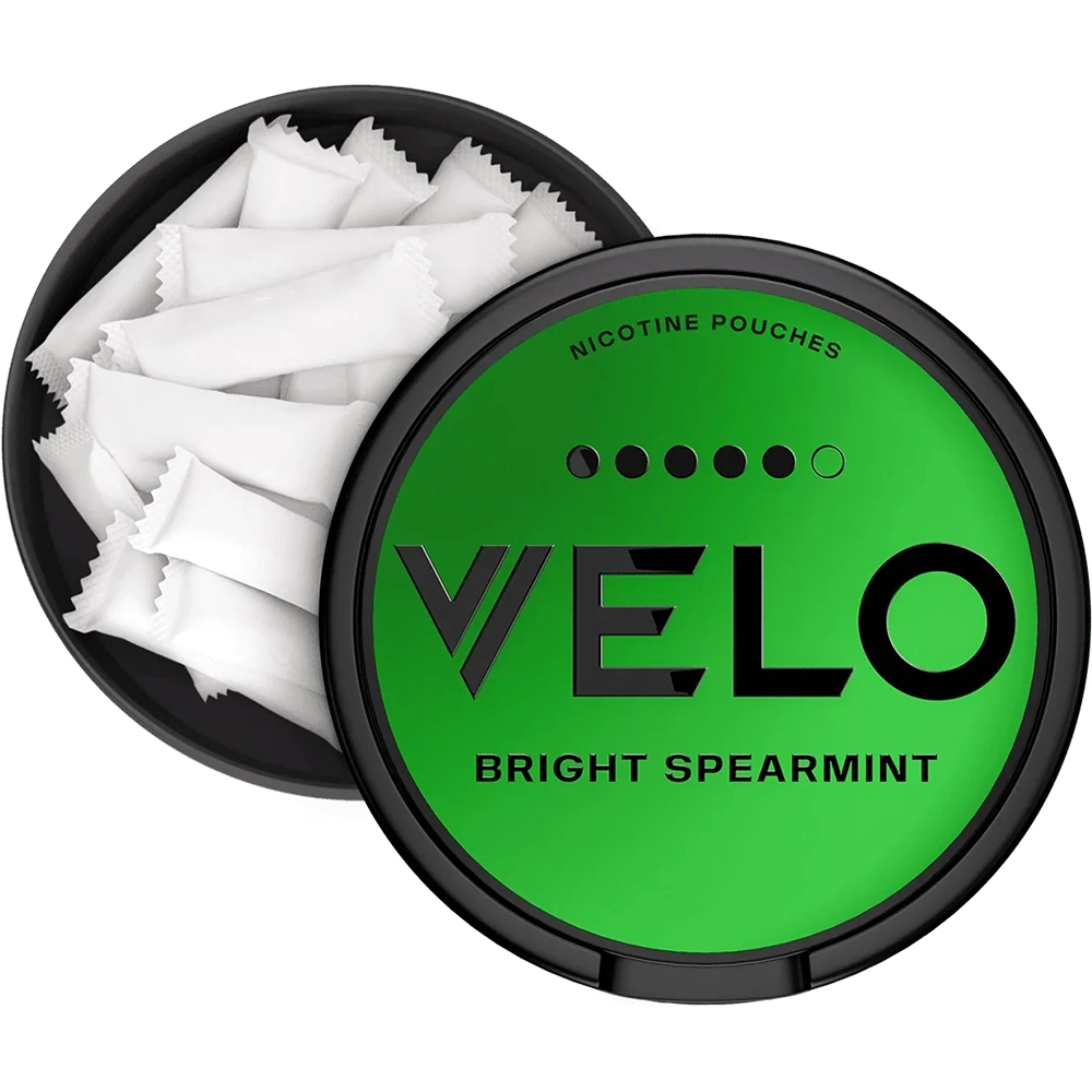 Velo Bright Spearmint 14mg (5 dot) Nicotine Pouches