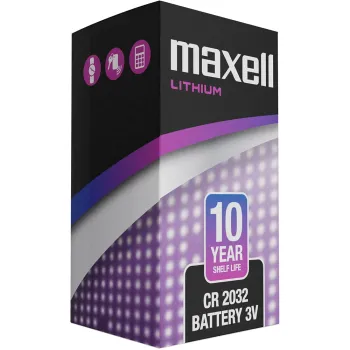 Maxell 3V 2032 Lithium Coin Cell (Pack of 10) 2032