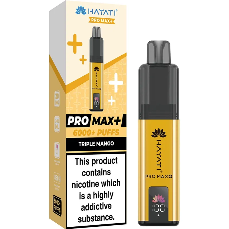 Hayati 6,000 Puffs Kits Triple Mango