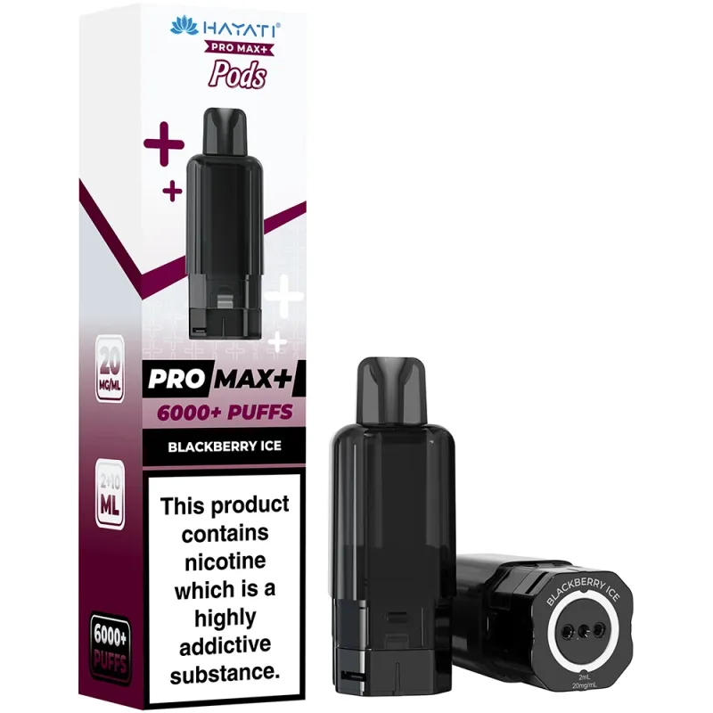 Hayati 6,000 Puffs Prefilled Pods Blackberry Ice