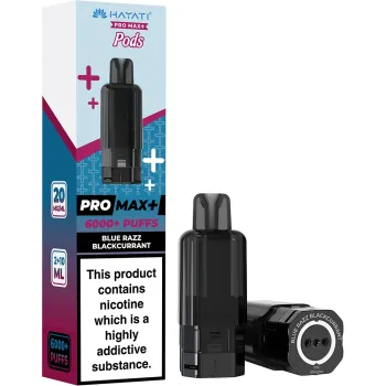 Hayati 6,000 Puffs Prefilled Pods Blue Razz Blackcurrant