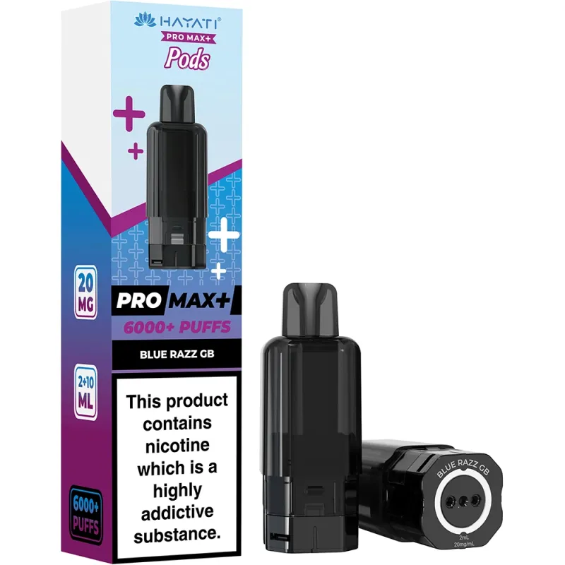 Hayati 6,000 Puffs Prefilled Pods Blue Razz Gummy Bear