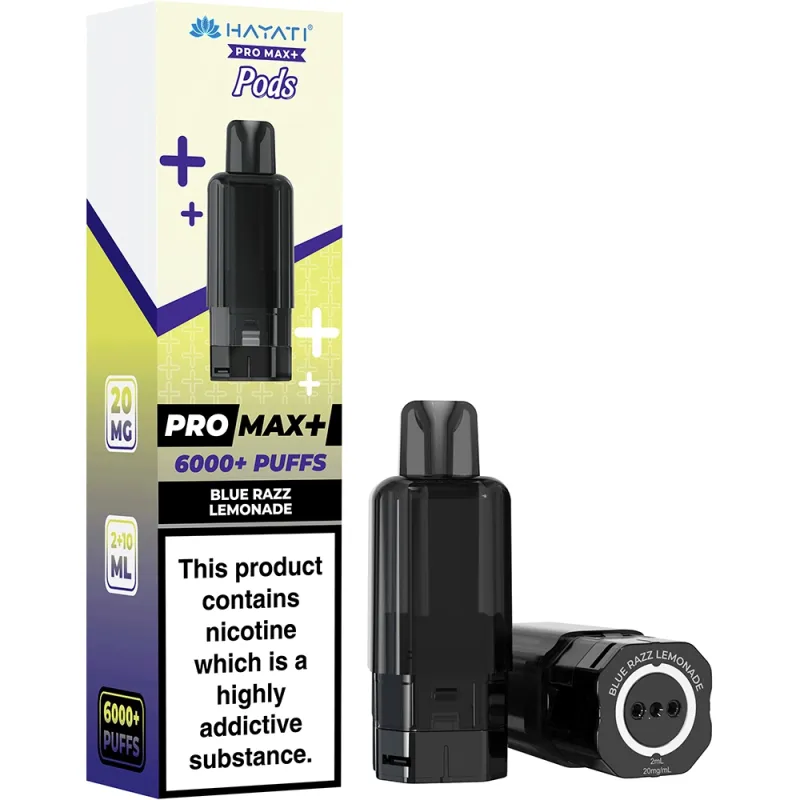Hayati 6,000 Puffs Prefilled Pods Blue Razz Lemonade