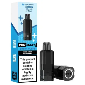 Hayati 6,000 Puffs Prefilled Pods Blue Sour Raspberry