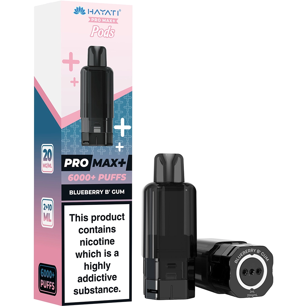 Hayati 6,000 Puffs Prefilled Pods Blueberry Bubblegum 