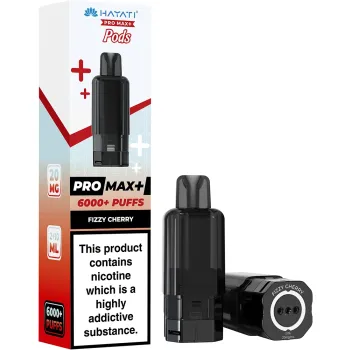 Hayati 6,000 Puffs Prefilled Pods Fizzy Cherry