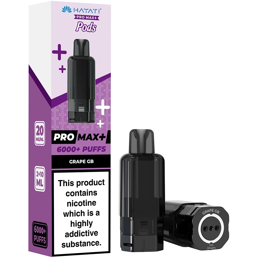 Hayati 6,000 Puffs Prefilled Pods Grape Gummy Bear 