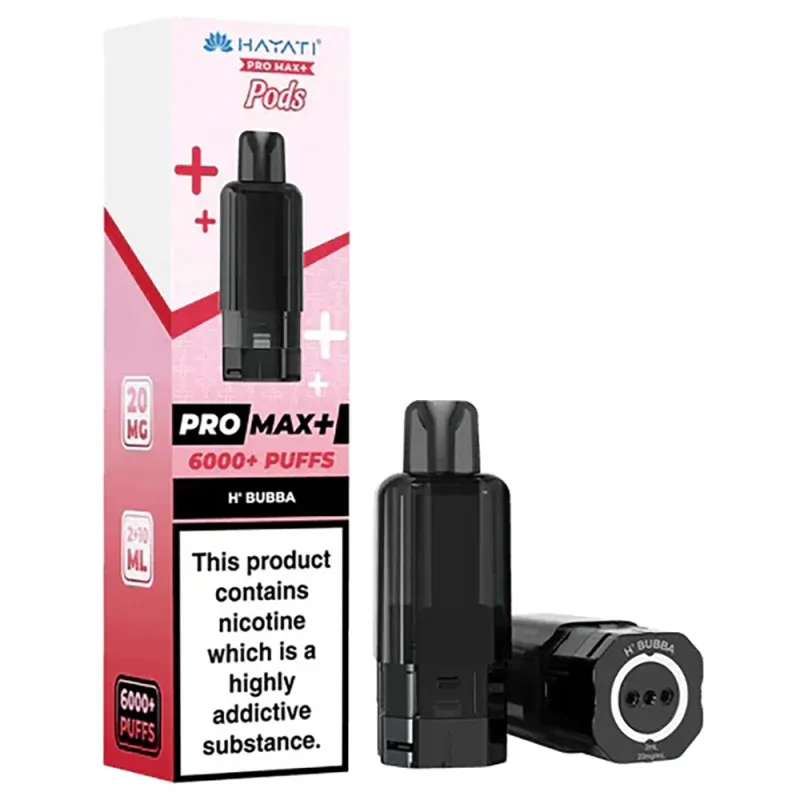 Hayati 6,000 Puffs Prefilled Pods H’ Bubba