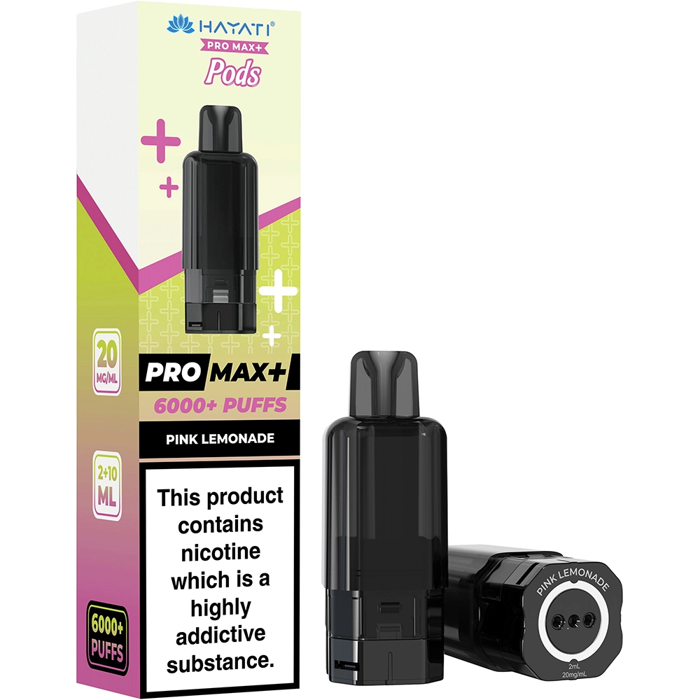 Hayati 6,000 Puffs Prefilled Pods Pink Lemonade 