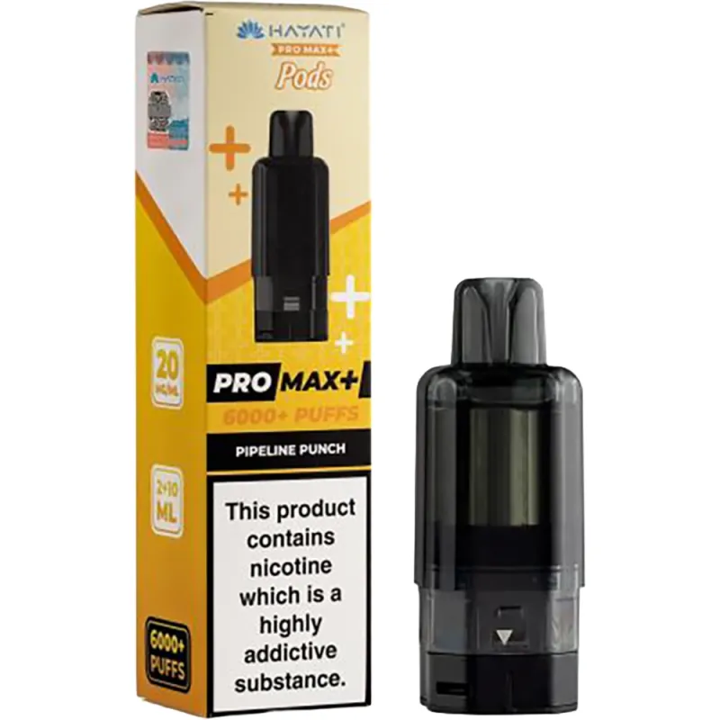 Hayati 6,000 Puffs Prefilled Pods Pipeline Punch