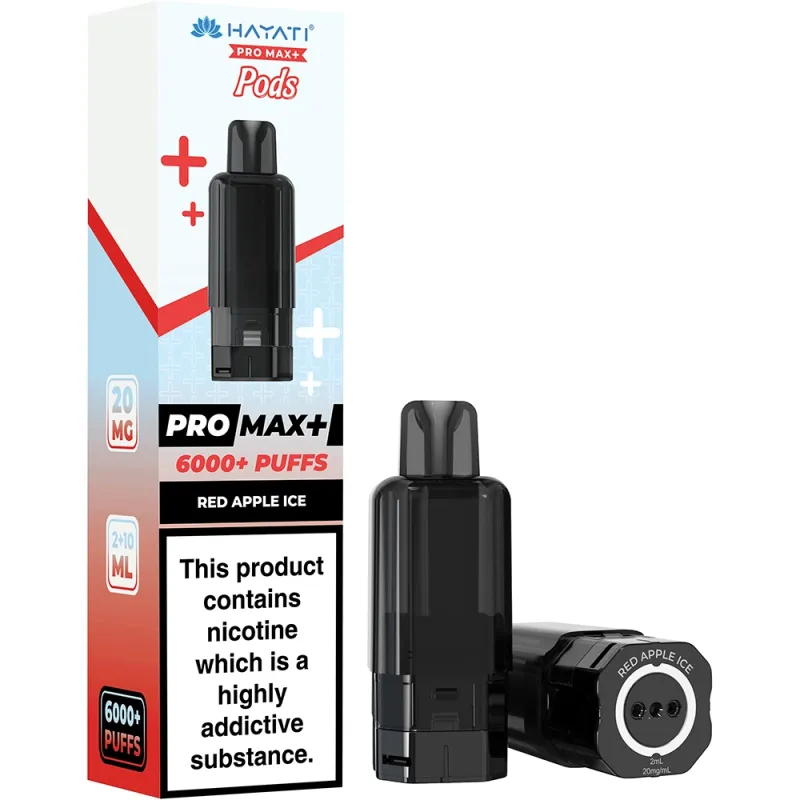 Hayati 6,000 Puffs Prefilled Pods Red Apple Ice