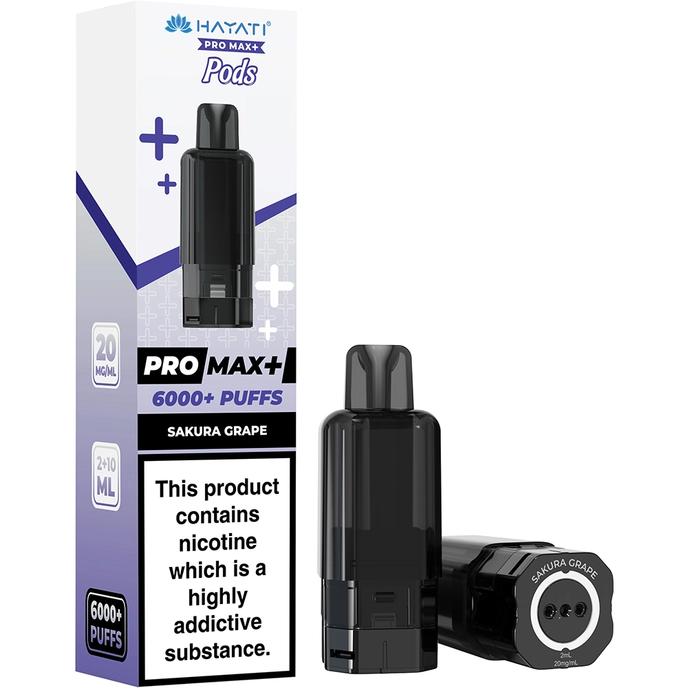 Hayati 6,000 Puffs Prefilled Pods Sakura Grape 