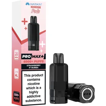 Hayati 6,000 Puffs Prefilled Pods Strawberry H.Bubba