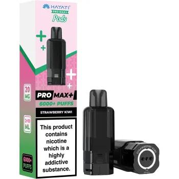 Hayati 6,000 Puffs Prefilled Pods Strawberry Kiwi