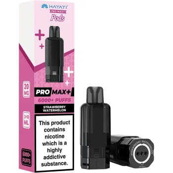 Hayati 6,000 Puffs Prefilled Pods Strawberry Watermelon