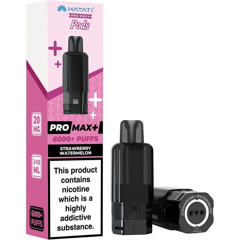 Hayati 6,000 Puffs Prefilled Pods Strawberry Watermelon