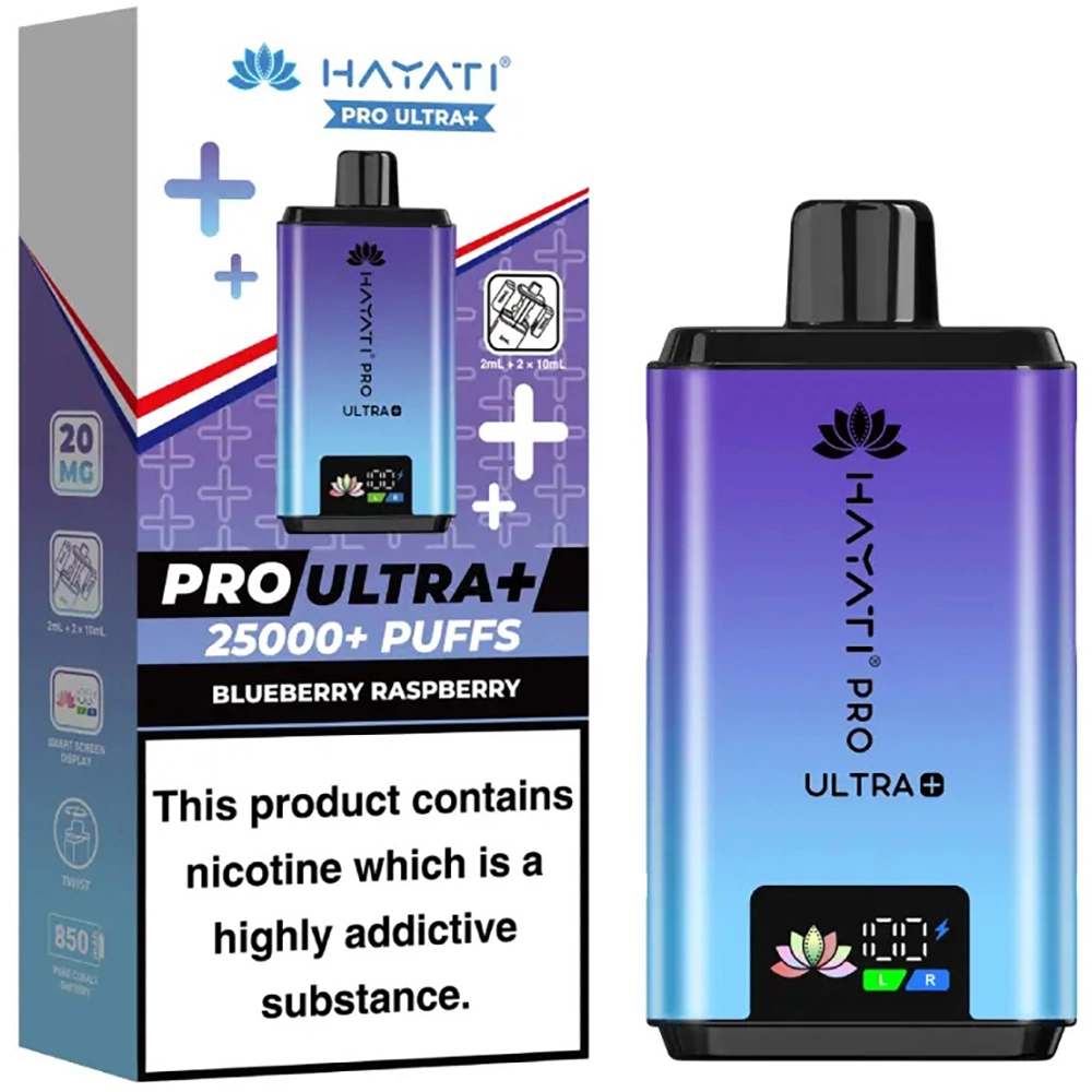 Hayati 25,000 Puffs Kits Blueberry Raspberry