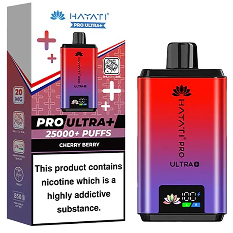 Hayati 25,000 Puffs Kits Cherry Berry