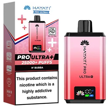Hayati 25,000 Puffs Kits Hubba Bubba