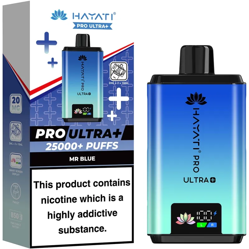 Hayati 25,000 Puffs Kits Mr. Blue