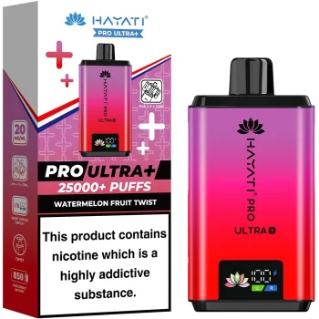 Hayati 25,000 Puffs Kits Watermelon Fruit Twist
