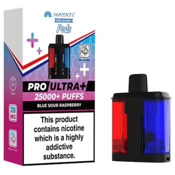 Hayati 25,000 Puffs Prefilled Pods Blue Sour Raspberry