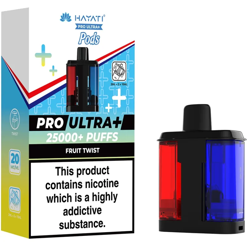 Hayati 25,000 Puffs Prefilled Pods Fruit Twist
