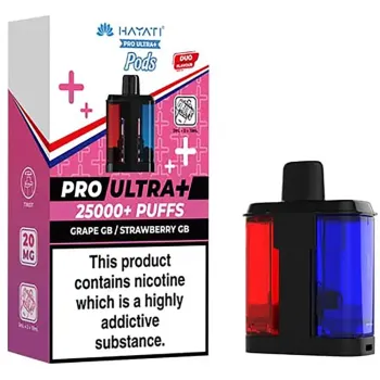 Hayati 25,000 Puffs Prefilled Pods Grape Gummy Bear & Strawberry Gummy Bear