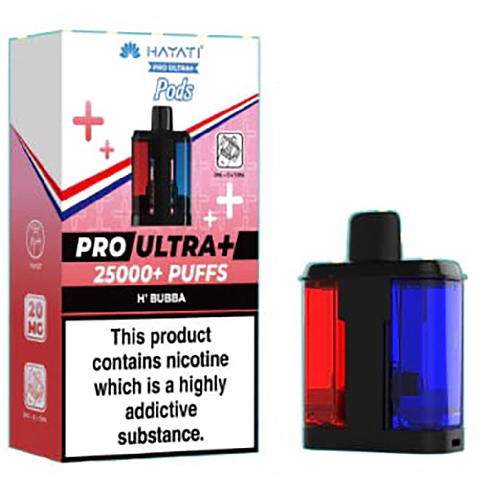 Hayati 25,000 Puffs Prefilled Pods Hubba Bubba
