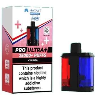 Hayati 25,000 Puffs Prefilled Pods Hubba Bubba