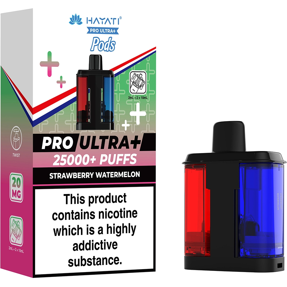 Hayati 25,000 Puffs Prefilled Pods Strawberry Watermelon