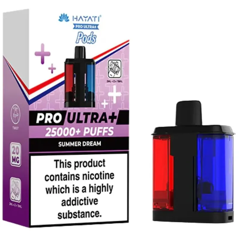 Hayati 25,000 Puffs Prefilled Pods Summer Dream