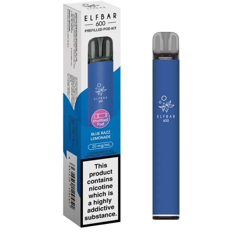 Elfbar 600 Puffs Kits Blue Razz Lemonade