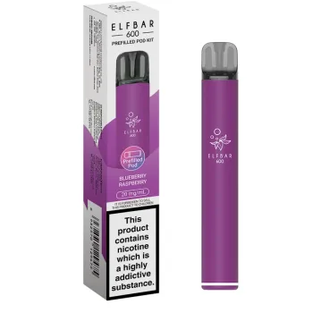 Elfbar 600 Puffs Kits Blueberry Raspberry