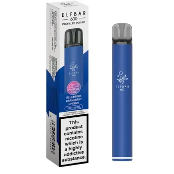 Elfbar 600 Puffs Kits Blueberry Cranberry Cherry