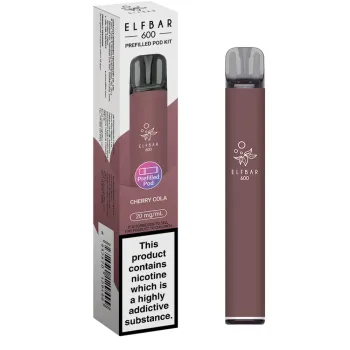 Elfbar 600 Puffs Kits Cherry Cola
